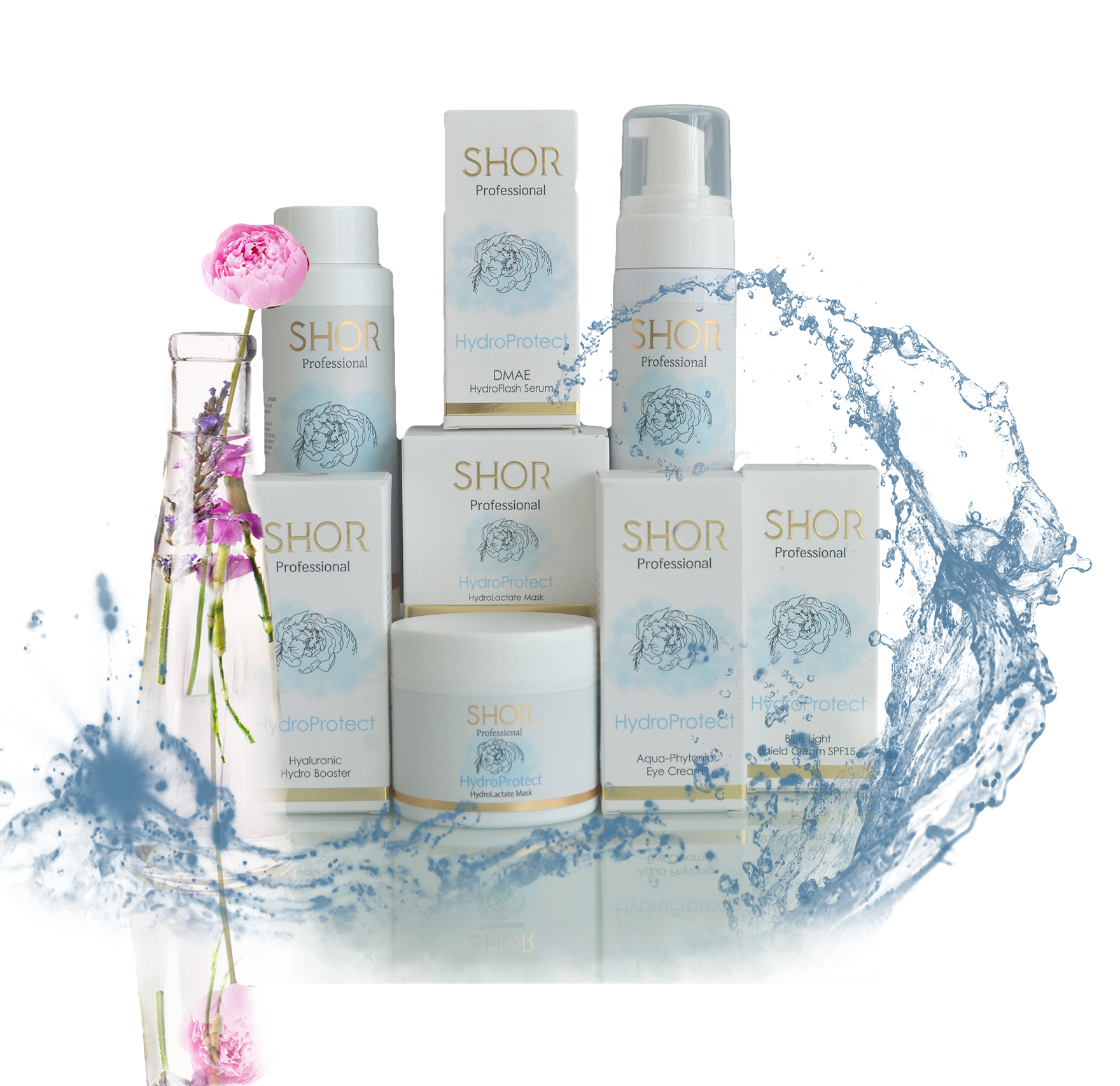 סדרת HydroProtect של SHOR Professional — לחות, שיקום והגנה